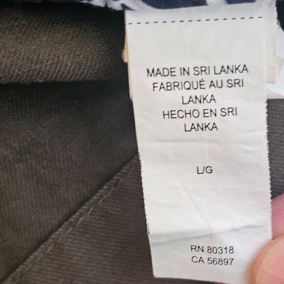 Lucky Brand Clothing Military Style Jacket Army Green Womens Large 06-KH1 - Picture 8 of 10